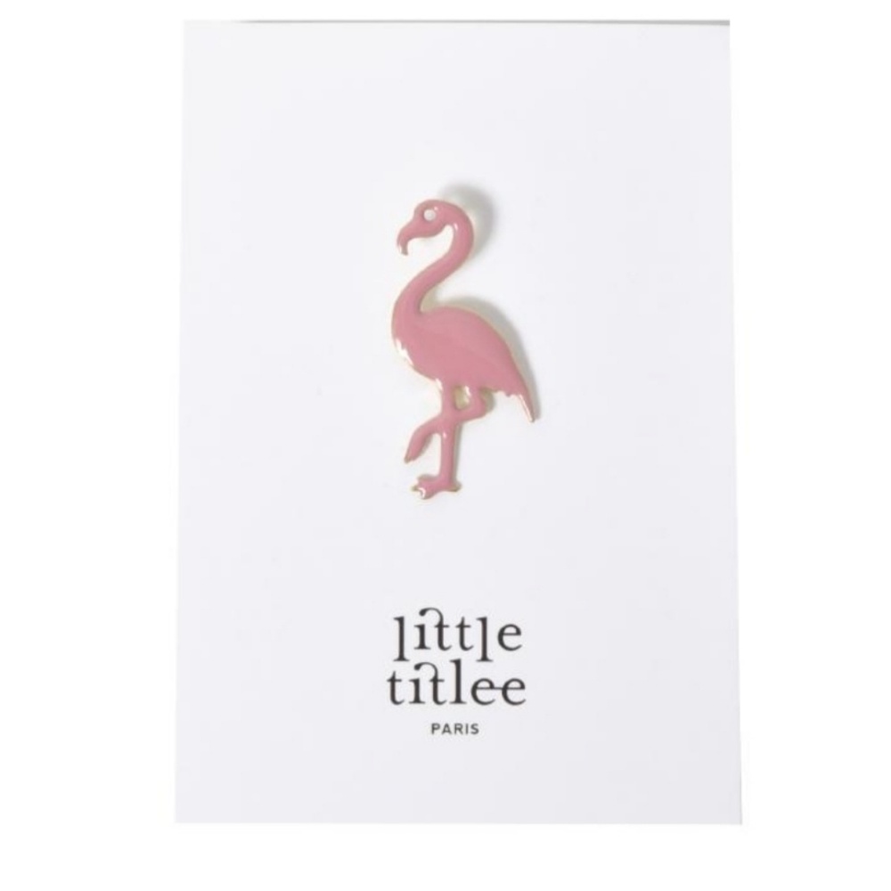 NWOT Titlee Pink Flamingo Pin